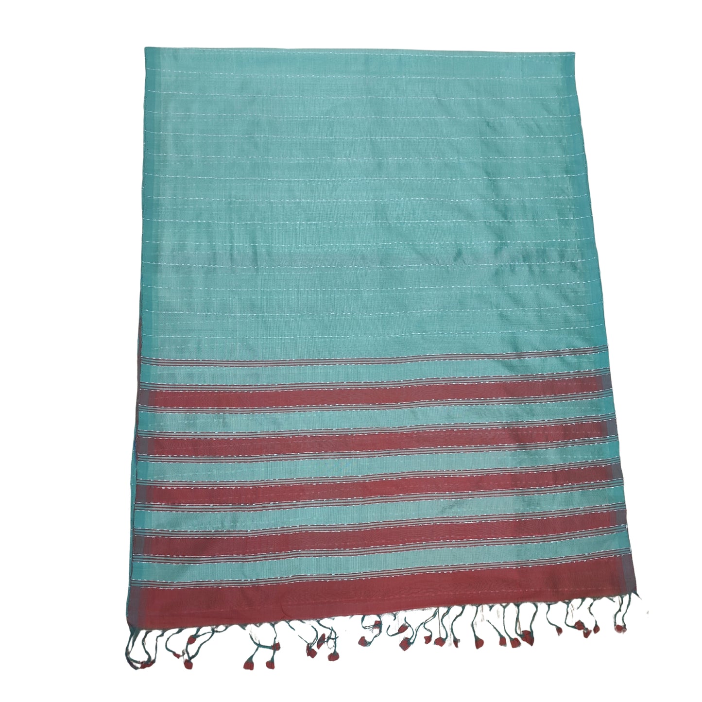 Pista Green Handloom Mangalgiri Pattue Saree