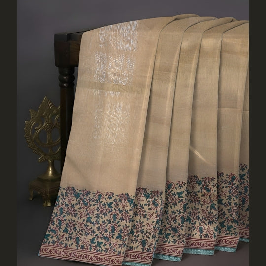 Maheshwari Cotton Hand Block Print Saree