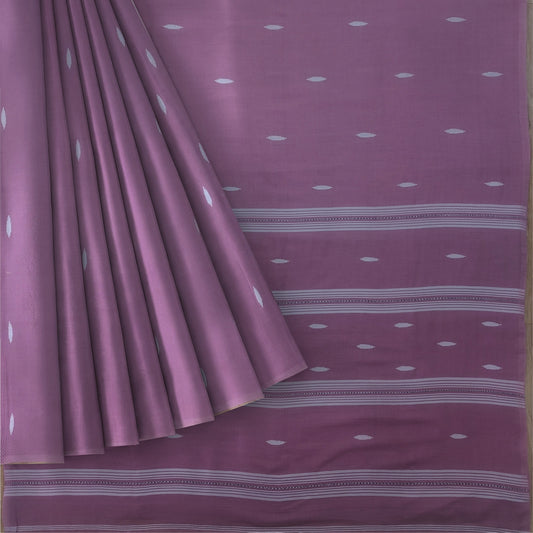 Pink Bengal Handloom Mulmul Cotton Jamdani saree