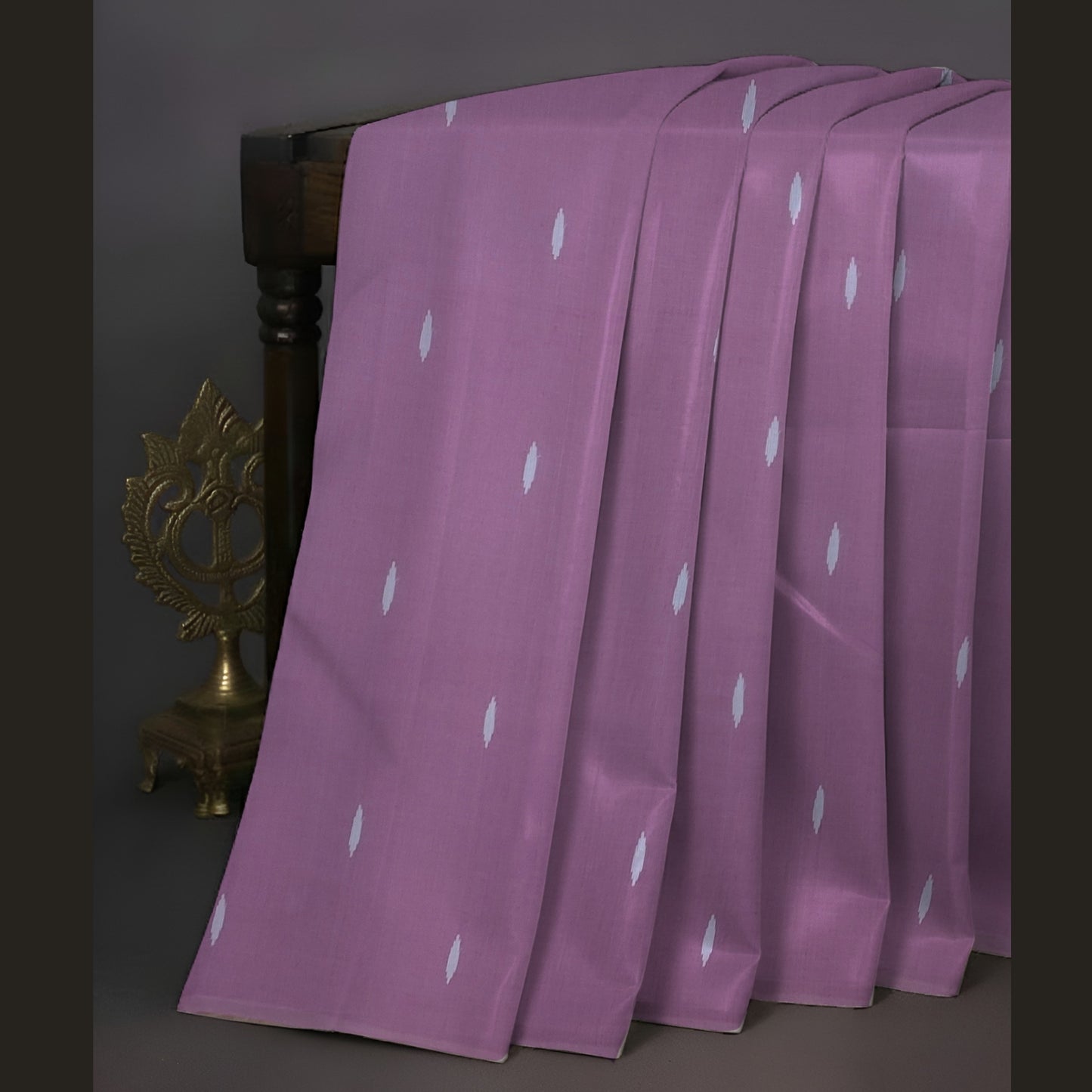 Pink Bengal Handloom Mulmul Cotton Jamdani saree