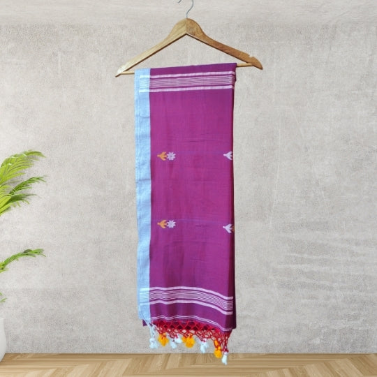 Bengol Handloom Mulmul Cotton Jamdani Weave Saree