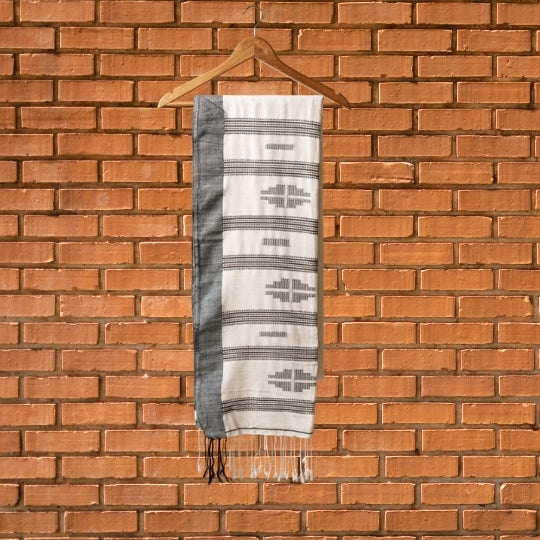 Jamdani Cotton Handloom White Saree